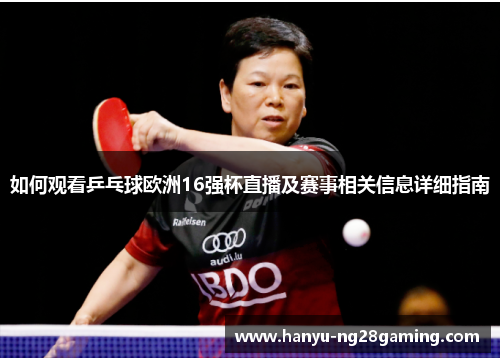 如何观看乒乓球欧洲16强杯直播及赛事相关信息详细指南